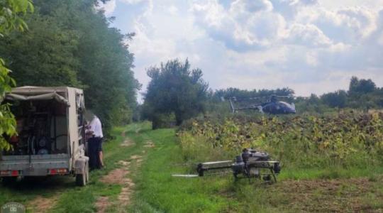 Helikopter buktatta le az engedély nélkül drónozó gazdát Zalában