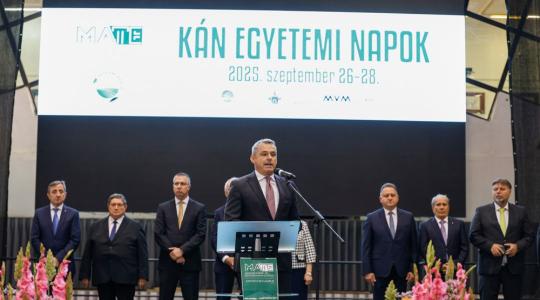 Ünnepélyesen megnyitották az idei KÁN Egyetemi Napokat 