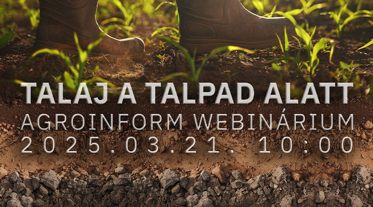 Talaj a talpad alatt Agroinform webinárium