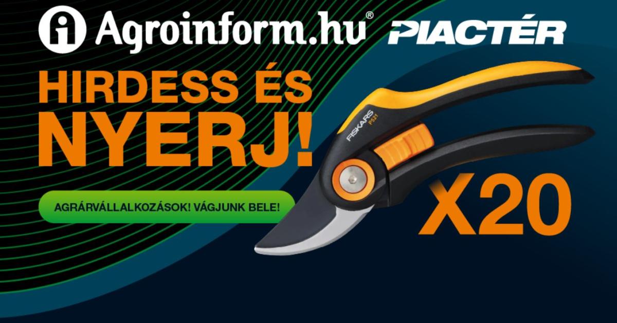 Nyerj FISKARS metszőollót az Agroinformmal!