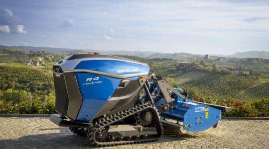 Robotok a szőlőben és a gyümölcsösben: a New Holland bemutatta az R4-et