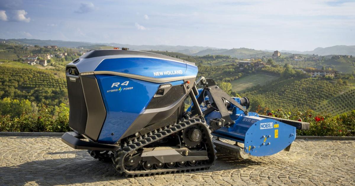 Robotok a szőlőben és a gyümölcsösben: a New Holland bemutatta az R4-et