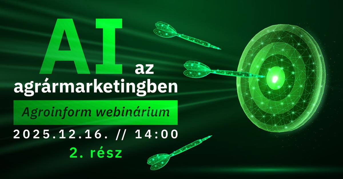 Mesterséges intelligencia az agrármarketingben II. – Agroinform webinárium
