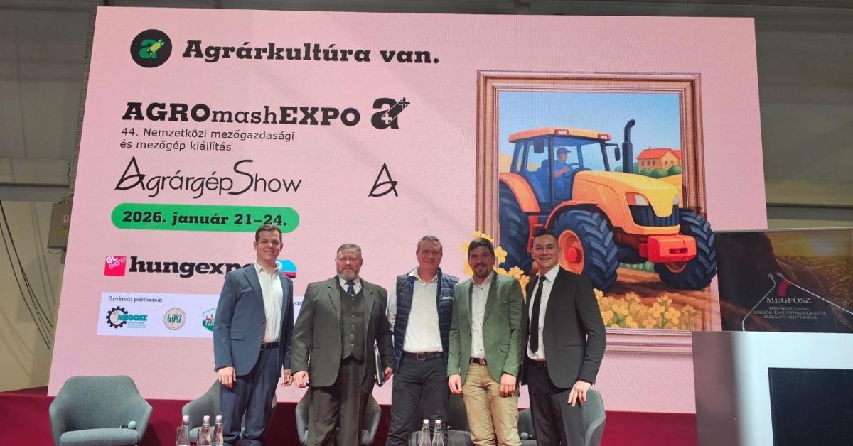 Középpontban a fenntarthatóság és a hatékonyság: Sikeres szakmai fórumok az AgrárgépShow-n Középpontban a fenntarthatóság és a hatékonyság: Sikeres szakmai fórumok az AgrárgépShow-n