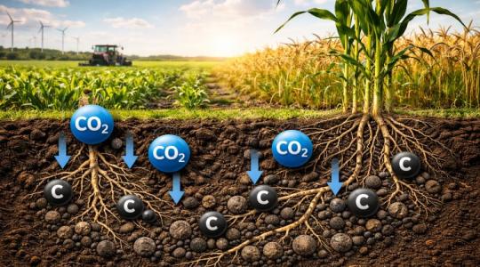 Szénmegkötés a talajban: így jöhet bevétel a gazdáknak