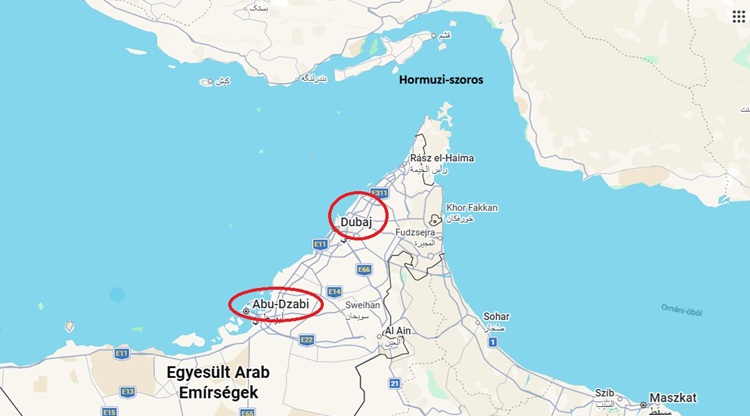 Az Emírségek mélyen a konfliktusövezetben fekszenek