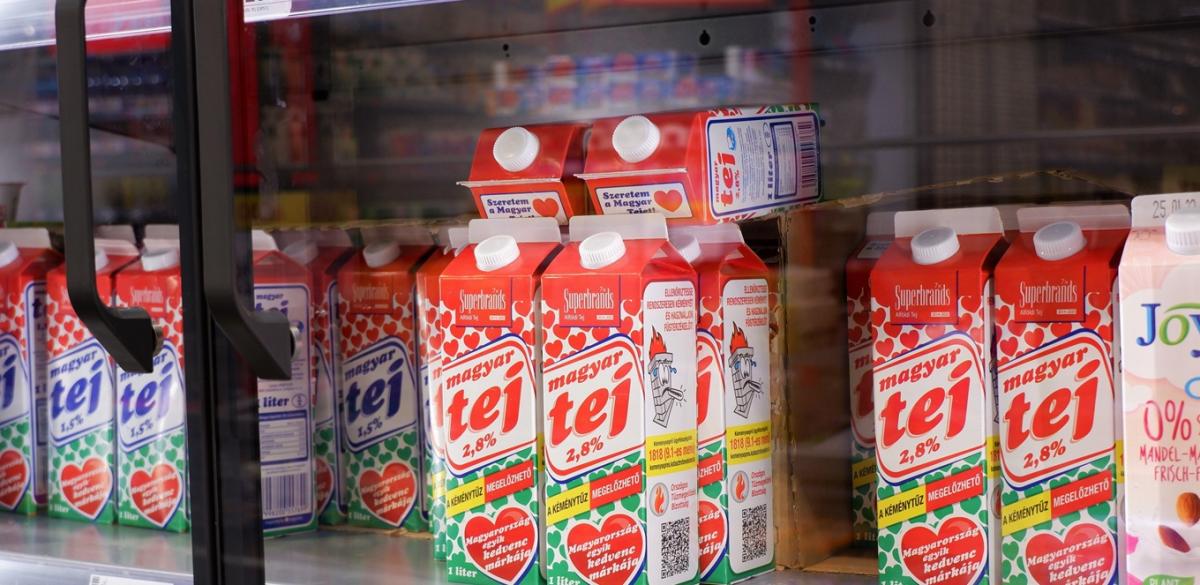 Fontos lépés: csak magyar tejet árul ez az áruházlánc Fontos lépés: csak magyar tejet árul ez az áruházlánc