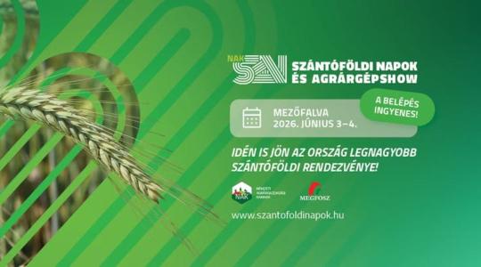 NAK Szántóföldi Napok és AgrárgépShow – Mezőfalva
