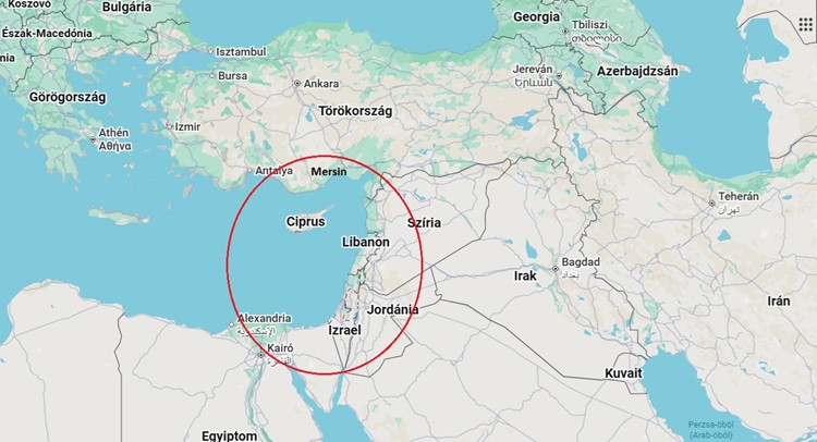 Veszélyeztetett tengeri régió az iráni konfliktusban