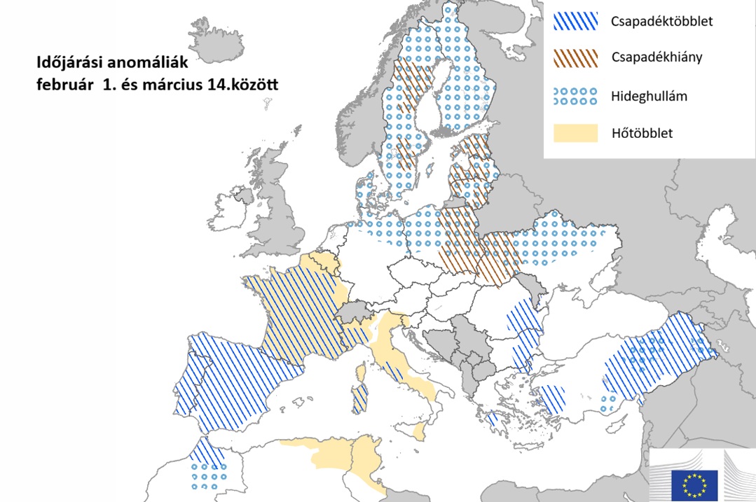 Időjárási anomáliák Európában 