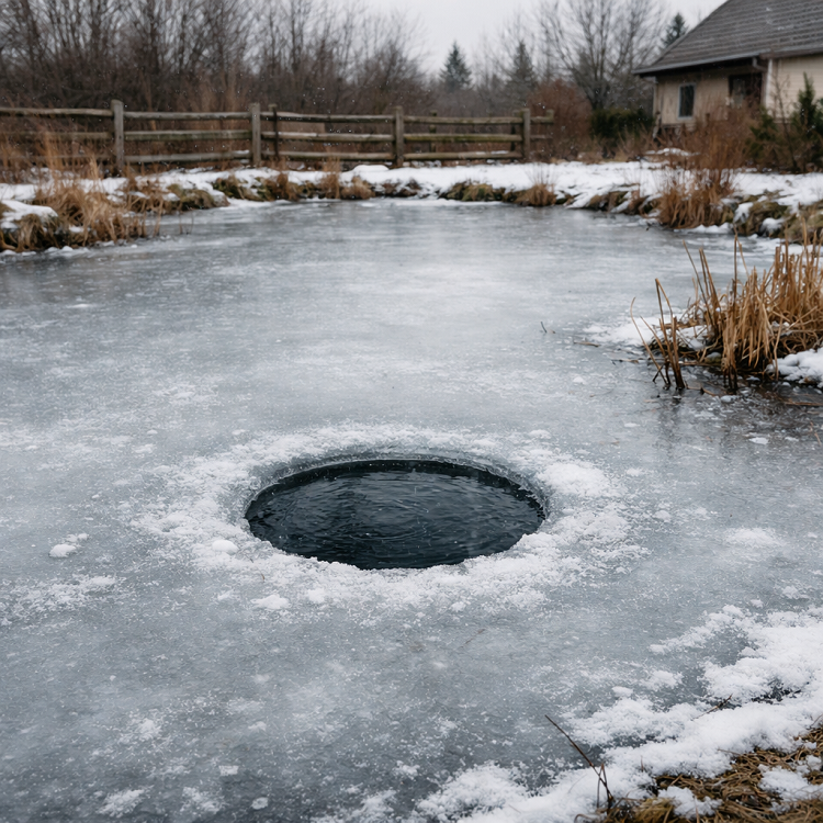 kerti tó február kerti tó február