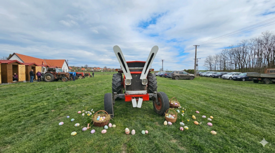 A traktor volt a főszereplő, a nyúl csak asszisztált
