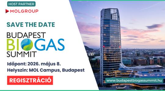 Beindul a biogázpiac – A szektor legfontosabb szereplői gyűlnek össze a 2. Budapest Biogas Summit-on Beindul a biogázpiac – A szektor legfontosabb szereplői gyűlnek össze a 2. Budapest Biogas Summit-on