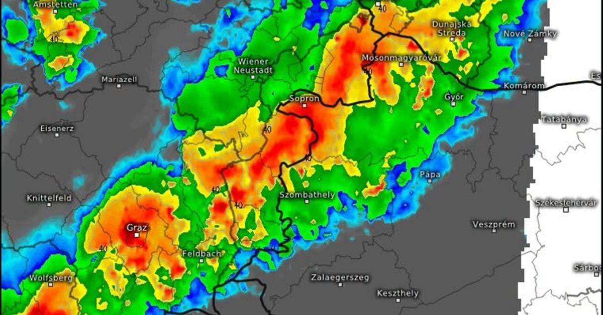Már látszik a radaron: ekkor lép be nyugat felől a front Már látszik a radaron: ekkor lép be nyugat felől a front