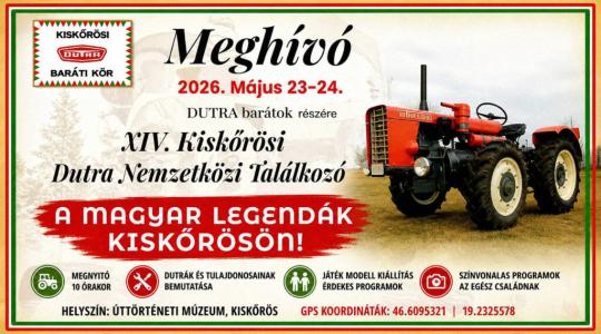XIV. Kiskőrösi Dutra Nemzetközi Találkozó XIV. Kiskőrösi Dutra Nemzetközi Találkozó