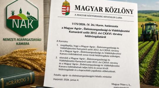 Soron kívüli vizsgálat indul a NAK működésével kapcsolatban