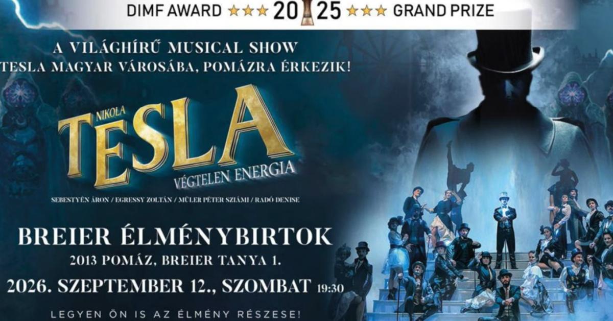 NIKOLA TESLA – VÉGTELEN ENERGIA musical show NIKOLA TESLA – VÉGTELEN ENERGIA musical show