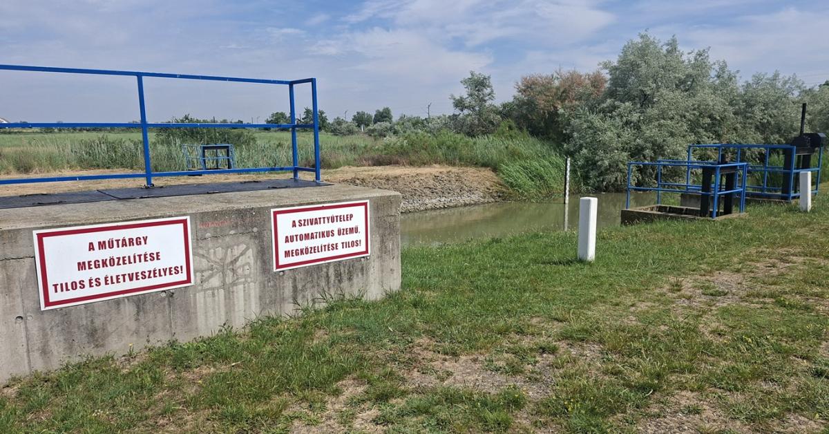 Szabotázs: elzárták a vizet a gazdák elől, hatósági eljárás lehet belőle Szabotázs: elzárták a vizet a gazdák elől, hatósági eljárás lehet belőle