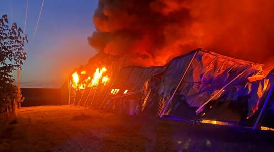 Hatalmas tűz pusztított a dunántúli hűtőházban: a tető is beszakadt a lángok miatt Hatalmas tűz pusztított a dunántúli hűtőházban: a tető is beszakadt a lángok miatt