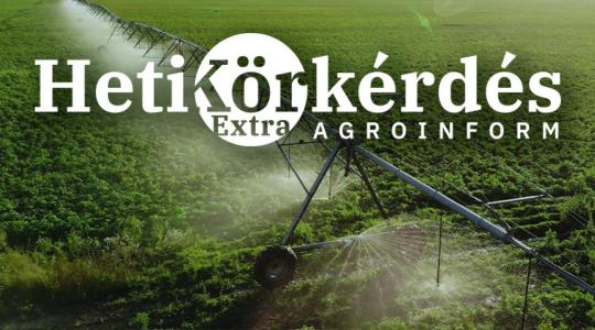 Kiválasztási szempontok és ajánlások a víztakarékosság jegyében a szántóföldi öntözőrendszereknél – Heti Körkérdés Extra Kiválasztási szempontok és ajánlások a víztakarékosság jegyében a szántóföldi öntözőrendszereknél – Heti Körkérdés Extra