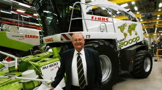 Ma lenne 100 éves Helmut Claas – a mezőgazdasági gépgyártás egyik legnagyobb újítója előtt tiszteleg a CLAAS
