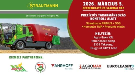 Gépbemutató és Szakmai Nap: Precíziós takarmányozás kontroll alatt