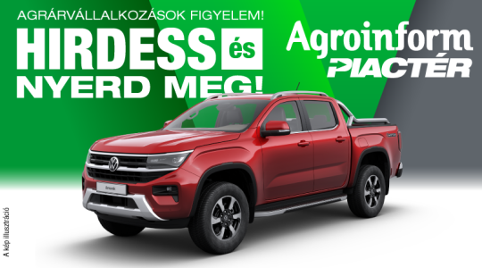 Az Agroinformmal mindenki nyer, most viszont egy Amarokot is elvihetsz!
