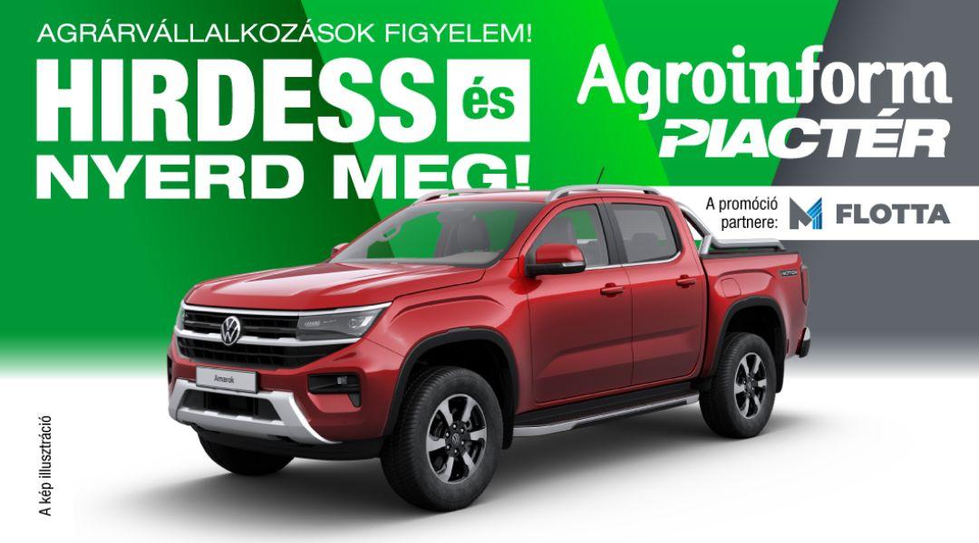 Az Agroinformmal mindenki nyer, most viszont egy Amarokot is elvihetsz!