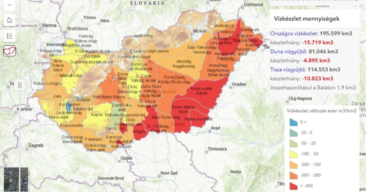 Bárki ellenőrizheti már a helyi talajvízszintet Bárki ellenőrizheti már a helyi talajvízszintet