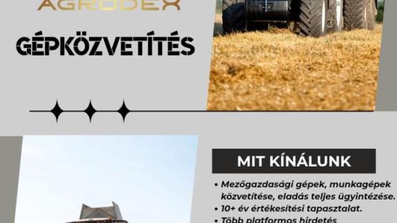 AgrodeX Gépközvetítés AgrodeX Gépközvetítés