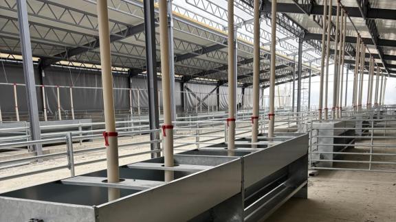Komplett juhistálló-technológia Romániában Komplett juhistálló-technológia Romániában