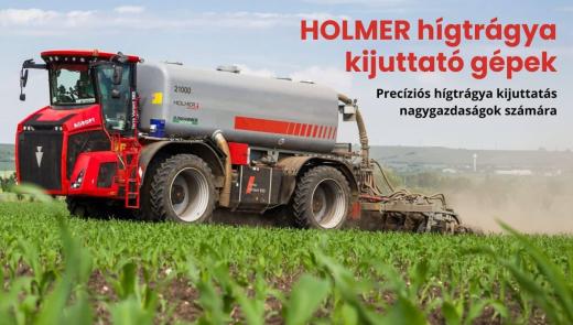 Precíziós hígtrágya-kijuttatás nagygazdaságok igényeire szabva: HOLMER Terra Variant 435 és 650 hígtrágya kijuttatók