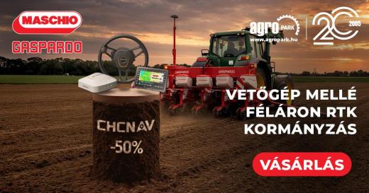 Maschio Gaspardo MTE vetőgép mellé -50% kedvezménnyel automata kormányzás - AGROPARK