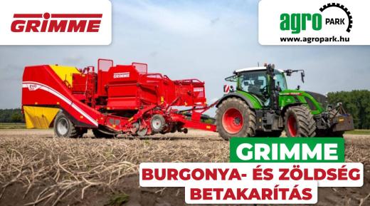 GRIMME - piacvezető a burgonya-, répa- és zöldségtermesztés-technológiában!