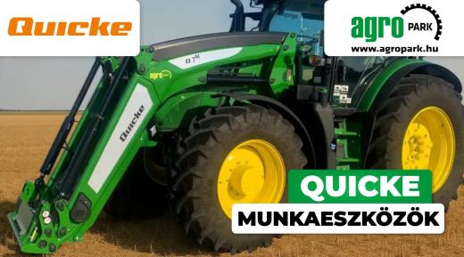 QUICKE - dolgozz okosabban és hatékonyabban minőségi homlokrakodókkal!