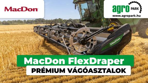 MacDon: csúcstechnológia a betakarításban - Az AGROPARK kínálatában