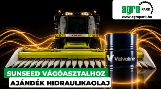 Valvoline hidraulikaolaj AJÁNDÉKBA minden SunSeed napraforgó-asztal mellé Valvoline hidraulikaolaj AJÁNDÉKBA minden SunSeed napraforgó-asztal mellé