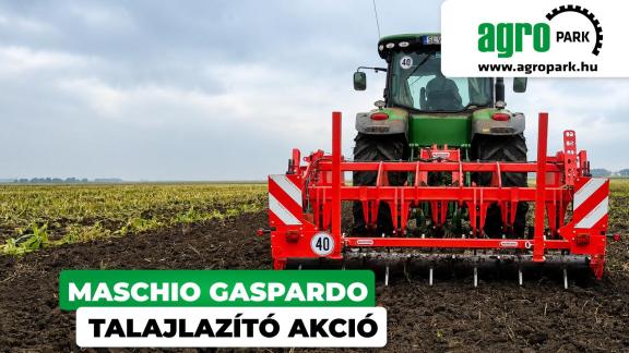 Maschio Gaspardo talajlazítók – Maximális teljesítmény, hosszú élettartam és egészségesebb talajszerkezet
