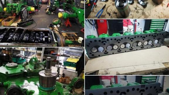 John Deere 7810 – motorfelújítás John Deere 7810 – motorfelújítás