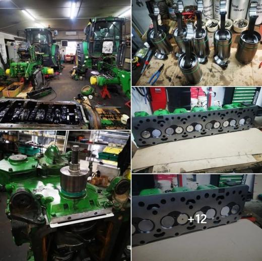 John Deere 7810 – motorfelújítás