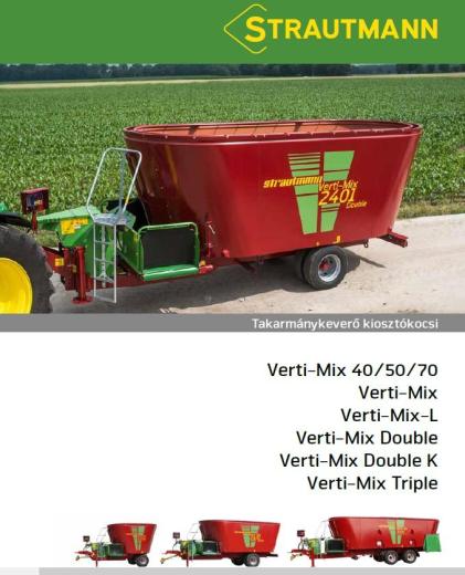 Strautmann takarmánykeverő és kiosztókocsik