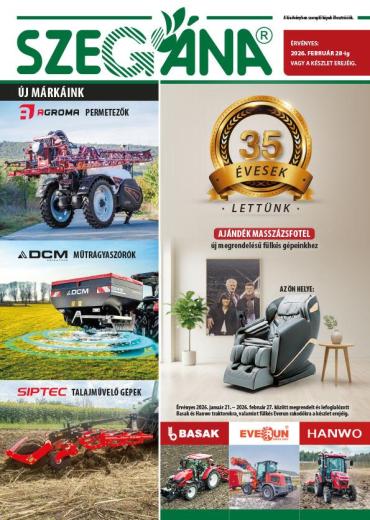 SZEGÁNA akciós behúzás