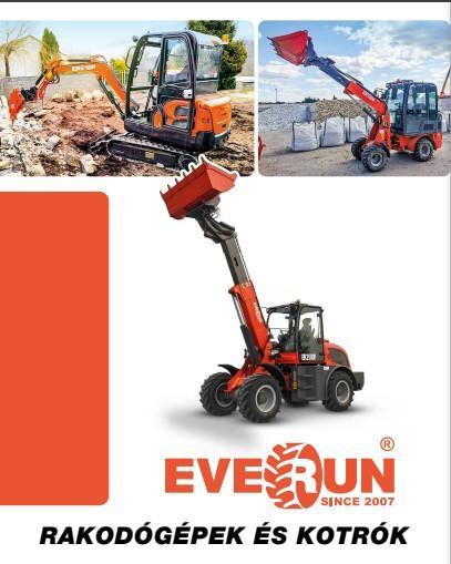 Everun rakodógépek és kotrók