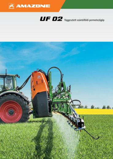 Amazone UF függesztett szántóföldi permetező katalógus Amazone UF függesztett szántóföldi permetező katalógus