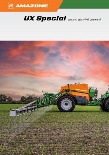 Amazone UX Special vontatott szántóföldi permetezőgép