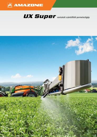 Amazone UX Super vonatott szántóföldi permetezőgép