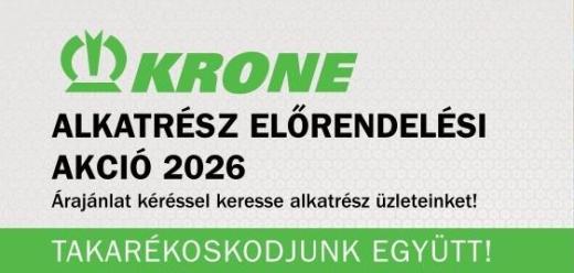 Alkatrész előrendelés akció