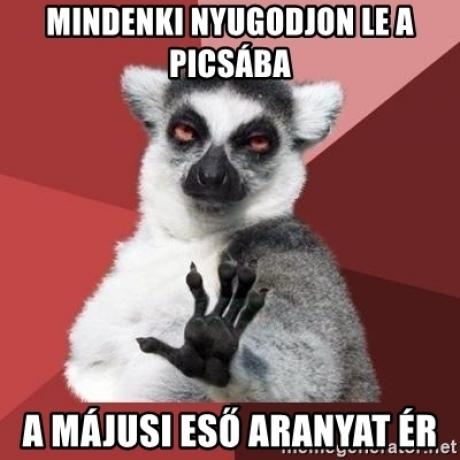 májusi eső aranyat ér