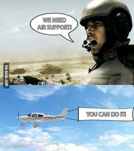 we need air support