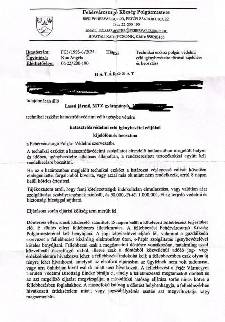 Határozat